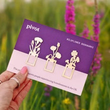 Load image into Gallery viewer, Wildflower bookmark trio
