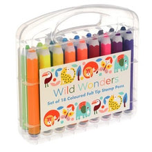 Load image into Gallery viewer, Wild wonders - felt tip stamp pens
