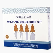 Load image into Gallery viewer, Woodland cheese knife set - natural
