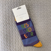 Load image into Gallery viewer, Best Dad ever socks - purple
