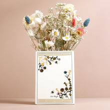 Load image into Gallery viewer, Ceramic 'little book of flowers' vase
