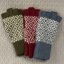 Load image into Gallery viewer, Fingerless honeycomb gloves - various colours
