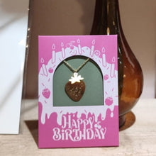Load image into Gallery viewer, Cherries necklace - birthday
