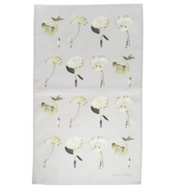 Load image into Gallery viewer, In bloom tea towel - green flowers
