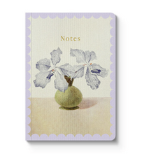 Load image into Gallery viewer, Lilac orchid paperback notebook
