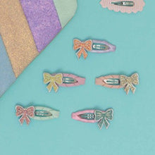 Load image into Gallery viewer, Sparkle bow mini clic clacs
