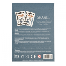 Load image into Gallery viewer, Temporary tattoos - shark
