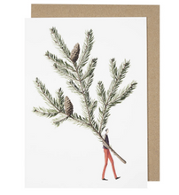 Load image into Gallery viewer, Christmas card - spruce
