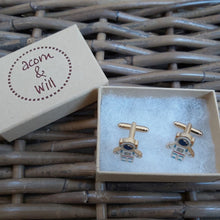 Load image into Gallery viewer, Enamel cufflinks - astronaut
