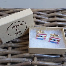 Load image into Gallery viewer, Enamel cufflinks - cassette
