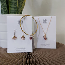 Load image into Gallery viewer, Temple bead pear drop pendant - rose
