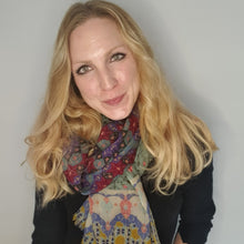Load image into Gallery viewer, Mosaic twill scarf
