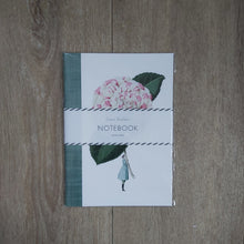 Load image into Gallery viewer, In bloom - pansy &amp; carnation - A5 notebook
