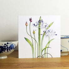 Load image into Gallery viewer, Agapanthus card
