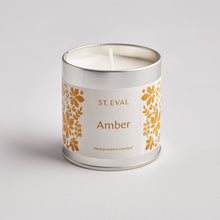 Load image into Gallery viewer, Folk scented tin candle - amber
