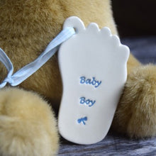 Load image into Gallery viewer, Baby girl foot ceramic dec
