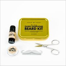 Load image into Gallery viewer, Damn handsome beard grooming kit
