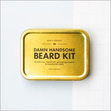 Load image into Gallery viewer, Damn handsome beard grooming kit
