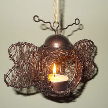 Load image into Gallery viewer, Filigree bee tealight holder - small
