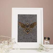 Load image into Gallery viewer, Mounted butterfly (white) A4 framed print
