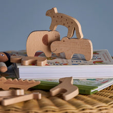 Load image into Gallery viewer, Bianca wooden toy animals
