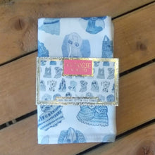 Load image into Gallery viewer, Blue dogs tea towel
