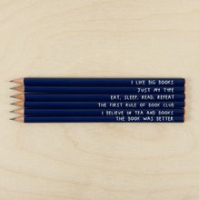 Load image into Gallery viewer, Pencil set - bookish
