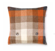Load image into Gallery viewer, Harlequin cushion - saffron
