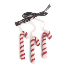 Load image into Gallery viewer, Christmas decoration - set of 3 candy canes
