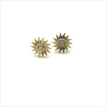 Load image into Gallery viewer, Celestial sun earrings
