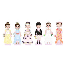 Load image into Gallery viewer, Wooden magnetic dress up doll - Charlotte
