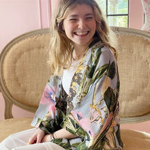 Load image into Gallery viewer, Chilli plant scarf - blue
