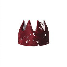 Load image into Gallery viewer, Mystical velvet crown - burgundy
