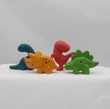 Load image into Gallery viewer, Wooden triceratops
