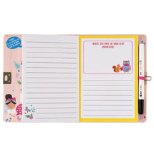 Load image into Gallery viewer, Rainbow fairy top secret lockable diary
