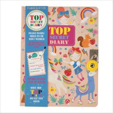 Load image into Gallery viewer, Rainbow fairy top secret lockable diary
