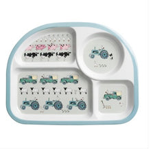 Load image into Gallery viewer, Kids melamine cutlery set - on the farm
