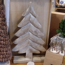 Load image into Gallery viewer, Wooden fir tree - small
