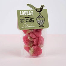 Load image into Gallery viewer, Vegan fizzy strawberries pouch
