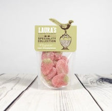 Load image into Gallery viewer, Vegan fizzy strawberries pouch
