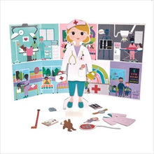 Load image into Gallery viewer, Wooden magnetic dress up doll - Florence
