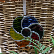 Load image into Gallery viewer, Handmade glass flower with hanger
