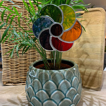 Load image into Gallery viewer, Handmade glass flower with stem
