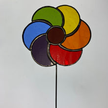 Load image into Gallery viewer, Handmade glass flower with stem
