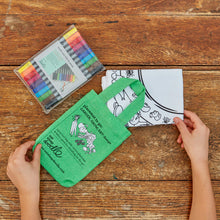 Load image into Gallery viewer, Garden, grow, eat! placemat to go - colour in &amp; learn
