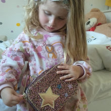 Load image into Gallery viewer, Glitter star bag
