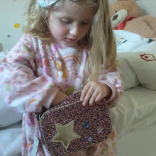 Load image into Gallery viewer, Glitter star bag
