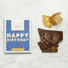 Load image into Gallery viewer, Happy birthday honeycomb choc bar
