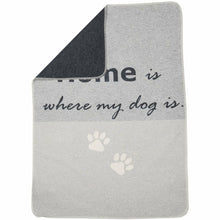 Load image into Gallery viewer, Pet blanket - home is where my dog is
