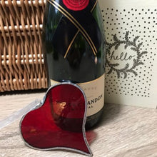 Load image into Gallery viewer, Handmade glass heart - The Asha - small
